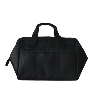 Estuche de transporte para herramientas de estilismo de salón de peluquería profesional negro, bolsa organizadora de gran capacidad para peluquero estilista