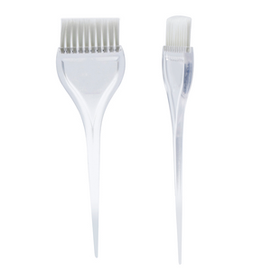 Cepillo para tinte de peluquería, cepillos para colorear, Kit de teñido del cabello, mango de salón profesional, peluquero, blanqueador de cabello, herramienta de bricolaje, gris plateado