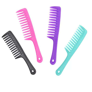 Peine de dientes anchos de peluquería
