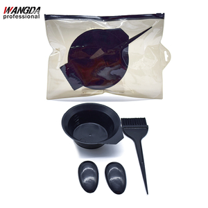 Juego de teñido del cabello con bolsa para la oreja de tres piezas