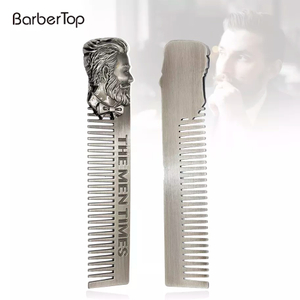 Peine para barba de acero