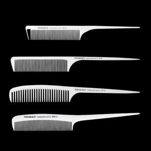 Peines de pelo blanco