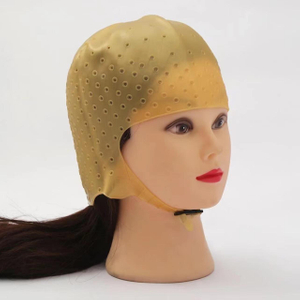 Sombrero de tinte para salón de peluquería, Material de silicona con caja de gancho, uso del paquete para teñir el cabello, gorro para teñir la oreja