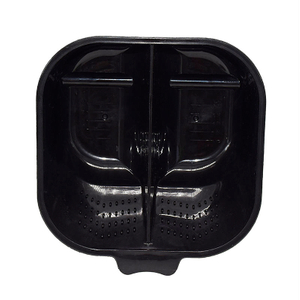 2 ranuras para salón de peluquería, tinte para teñir, teñido, tazón para mezclar, Color negro con gran capacidad, soporte para agregar LOGO