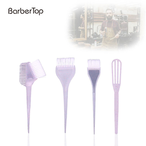 Nuevo juego de brochas de tinte profesional para estilista de cabello de 4 piezas