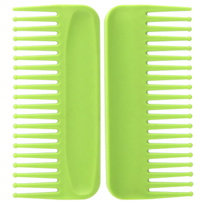 Peine de dientes anchos de plástico para salón de peluquería